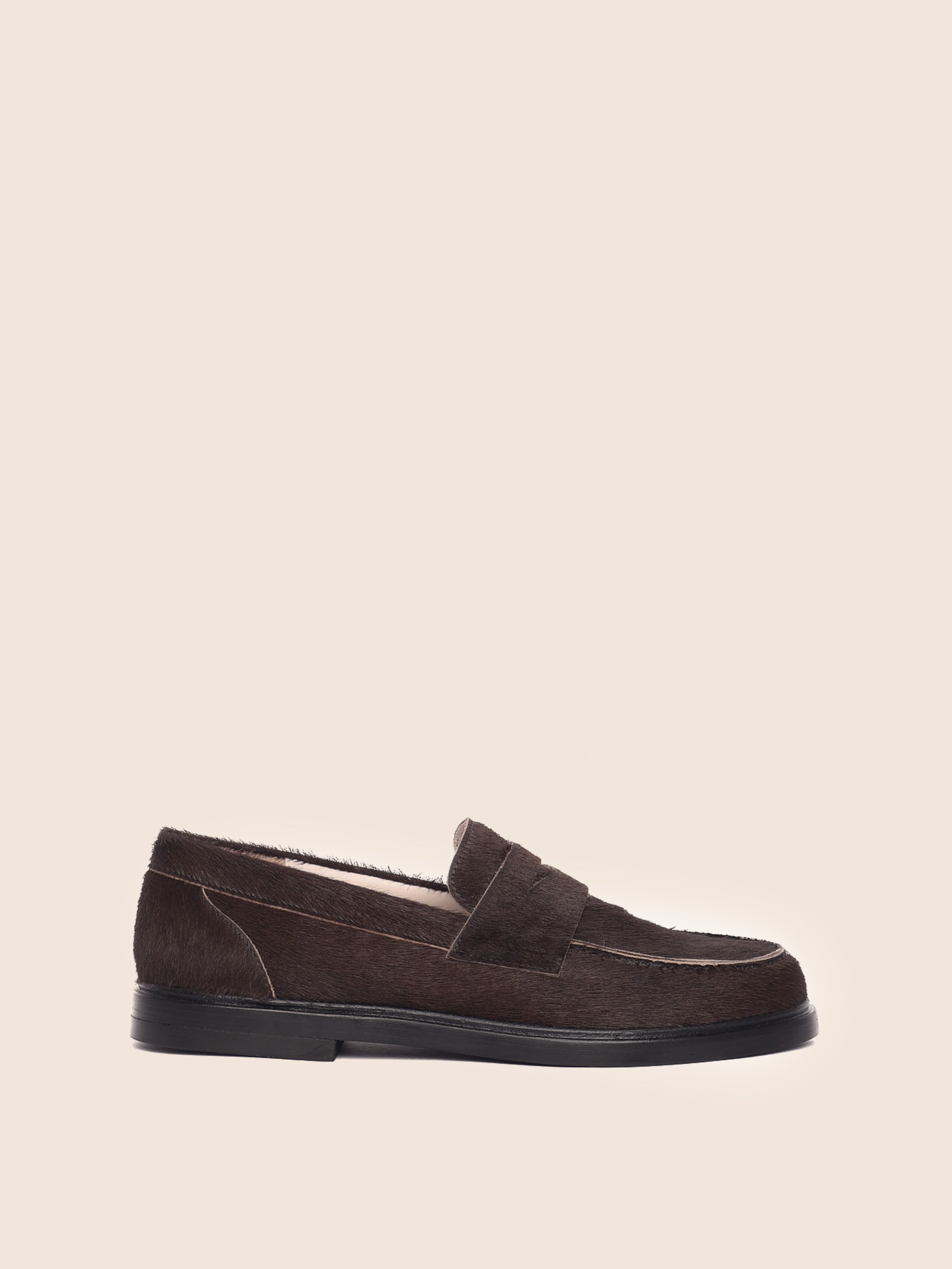 Orio Brown Pony Hair Loafer Maguire Shoes