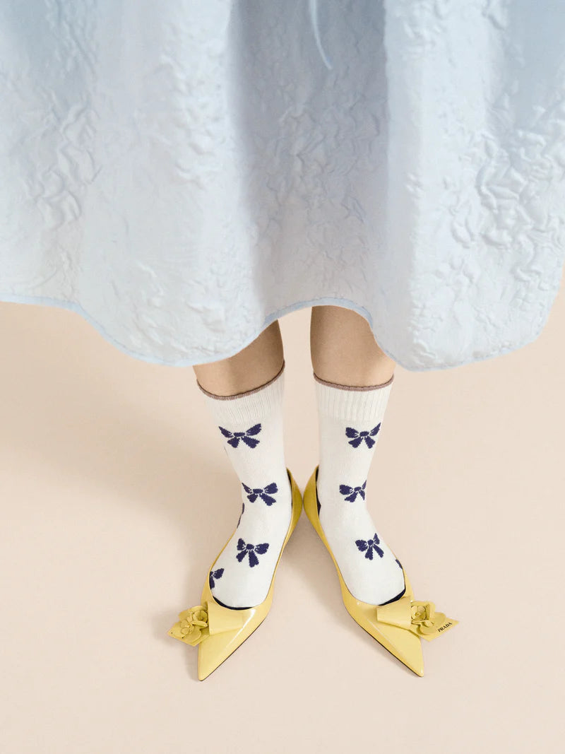 Boucle Bow Ivory Crew – Maguire Shoes