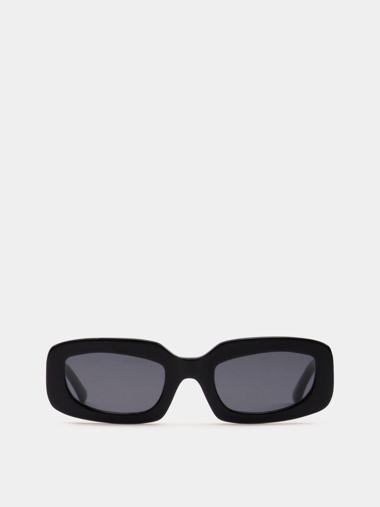 Black rectangle sunglasses