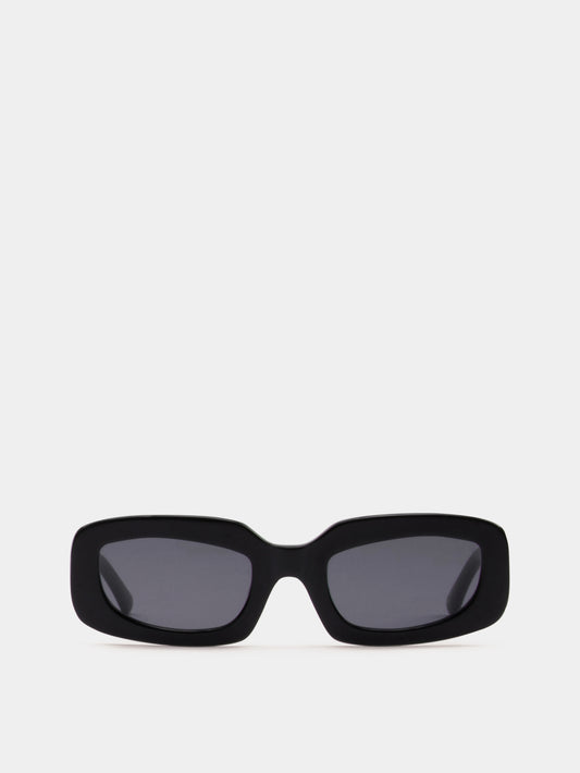 Black rectangle sunglasses