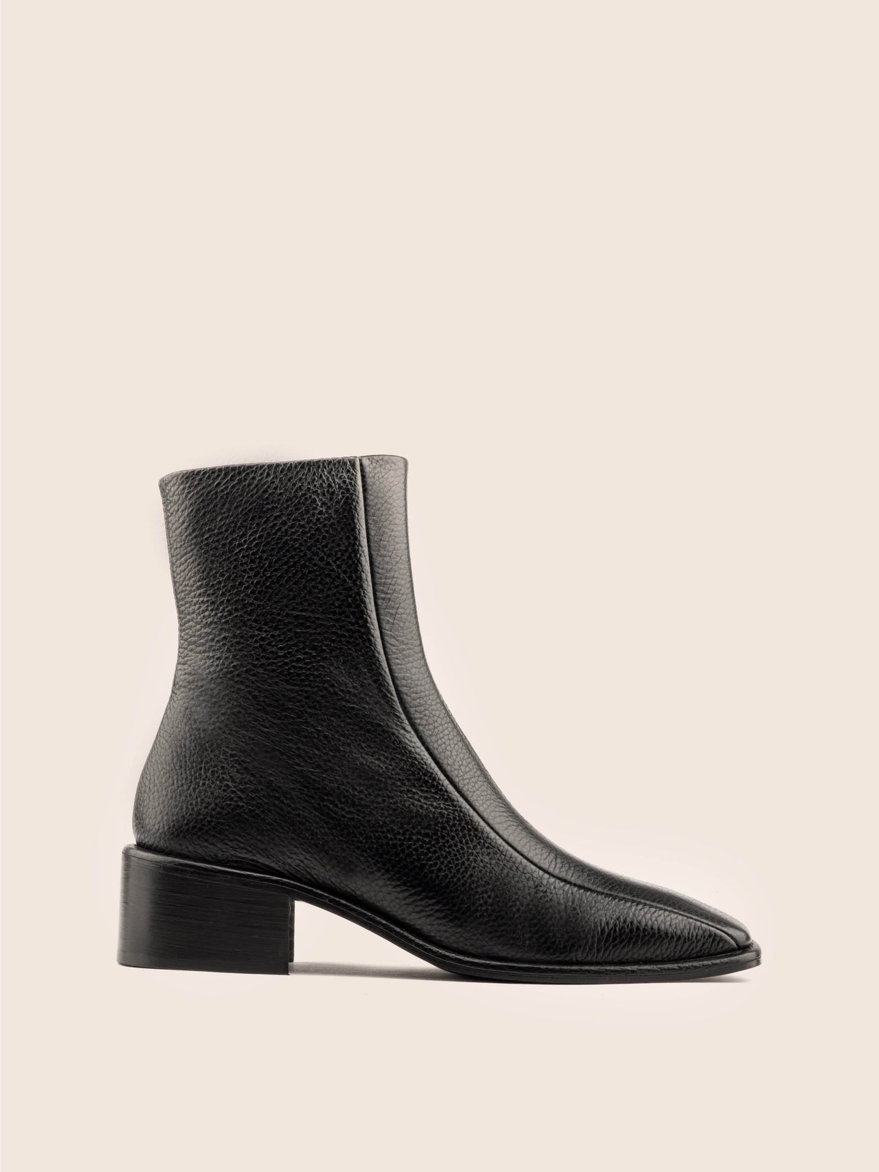 Sevilla Black Low Heel Boot | Maguire Shoes