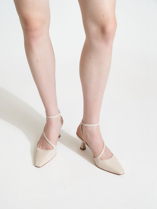 Almeria Cream Heel