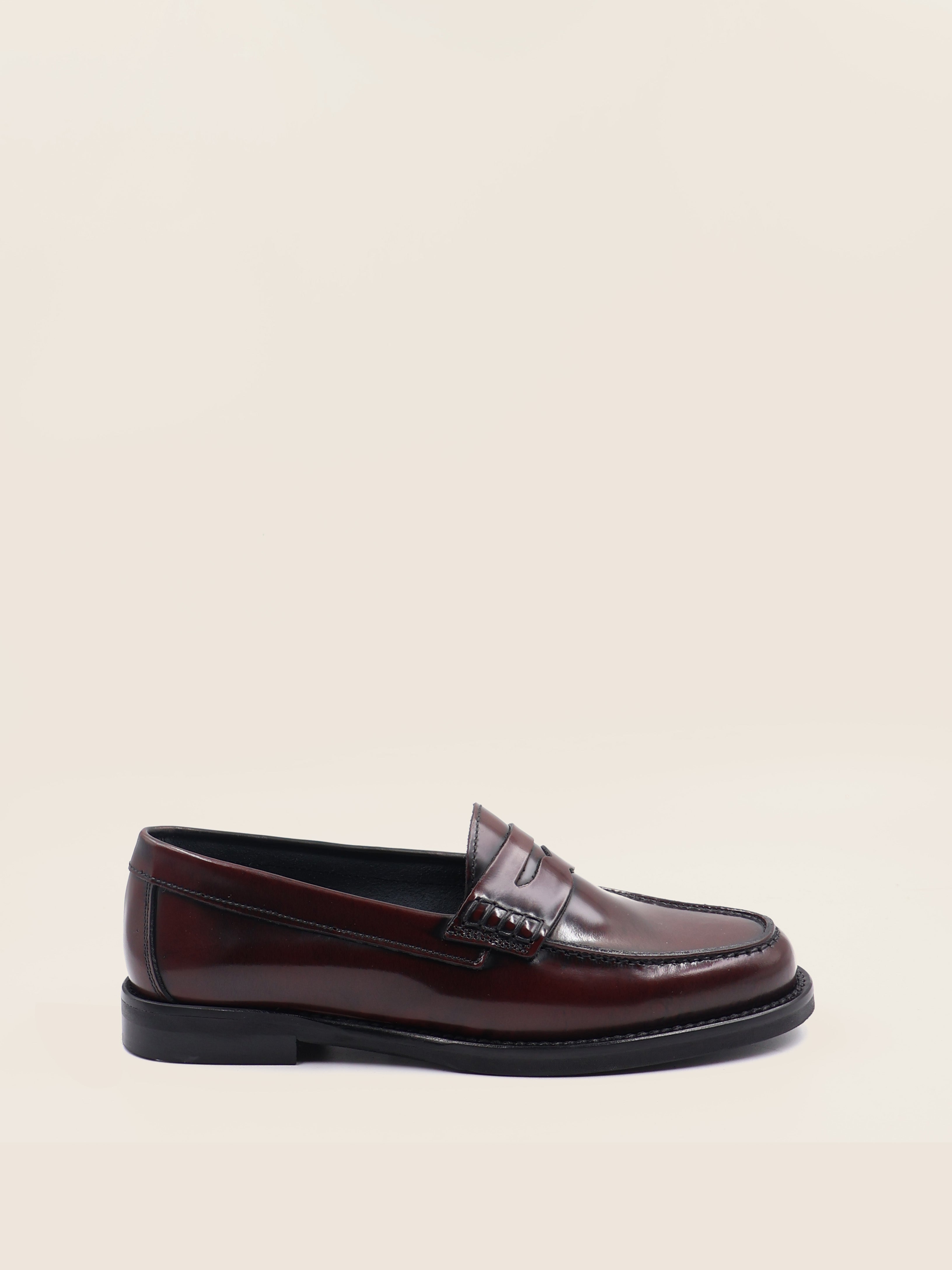 Maguire Napoli Penny Loafer - Bordeaux