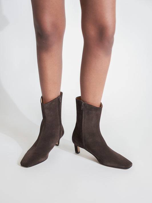 Fernanda Brown Suede Boot