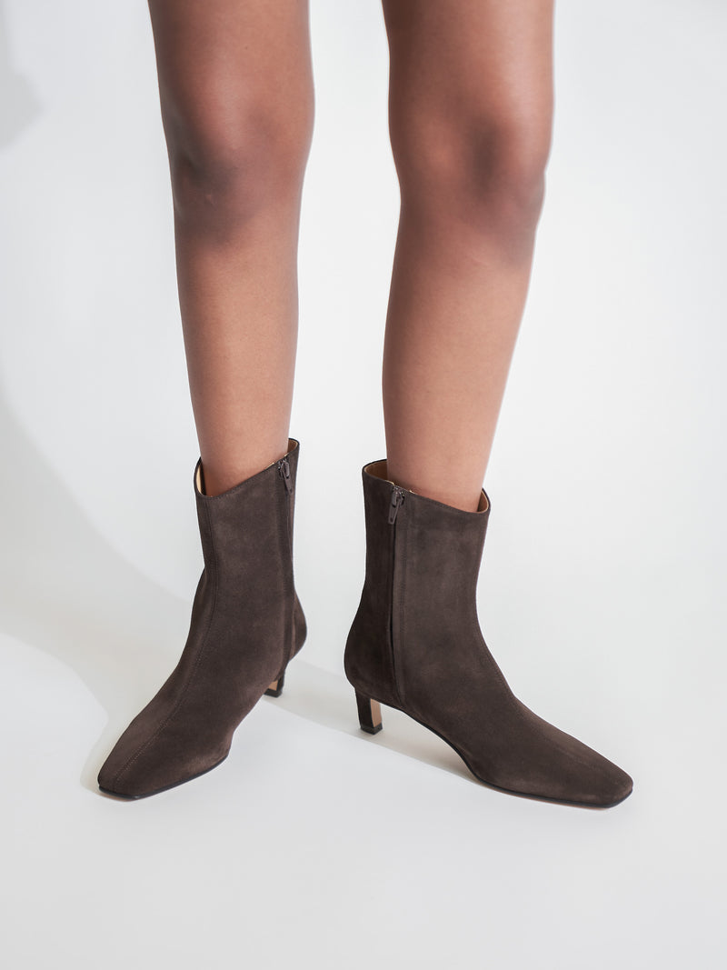 Fernanda Brown Suede Boot
