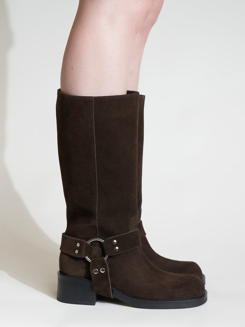 Lucca Brown Suede Boot