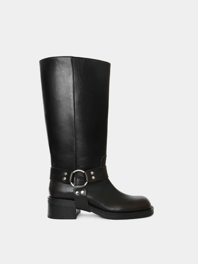 Lucca Brushed Brown Boot