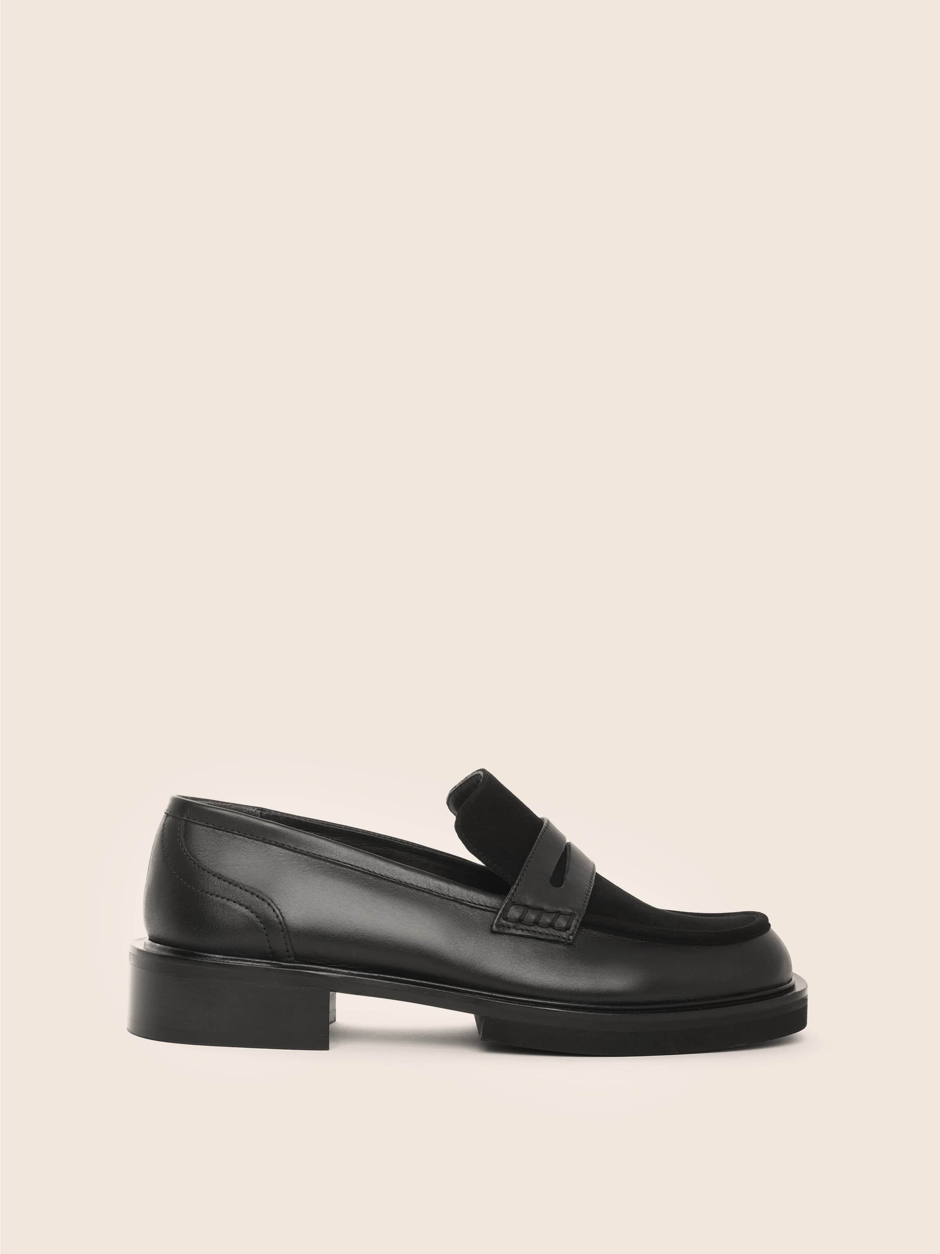Soza Black Penny Loafer | Maguire Shoes