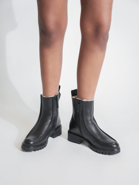 Vigo Botte Doublée Noir