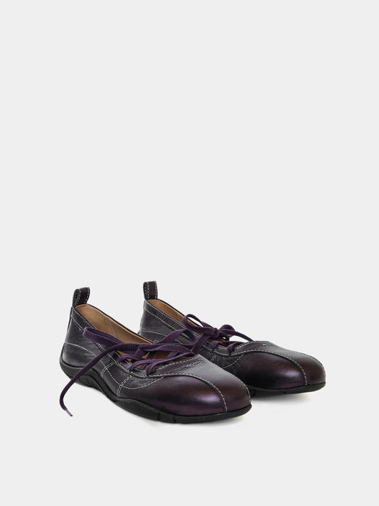 Zava Ballerine Mauve Métallique