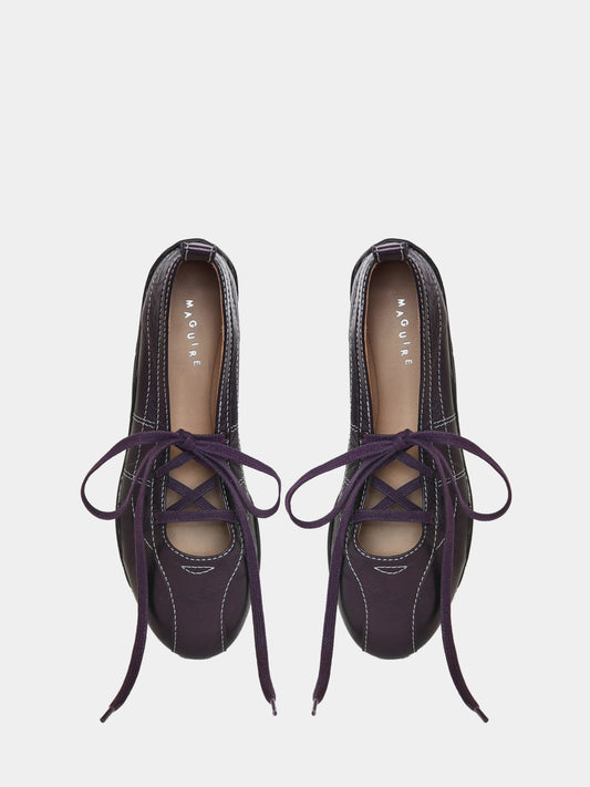 Zava Ballerine Mauve Métallique