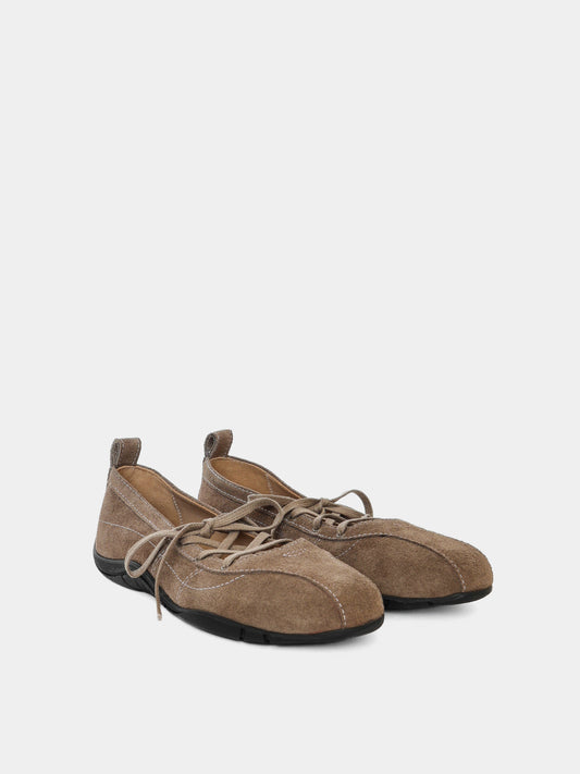 Zava Ballerine Taupe Suède