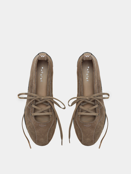 Zava Ballerine Taupe Suède