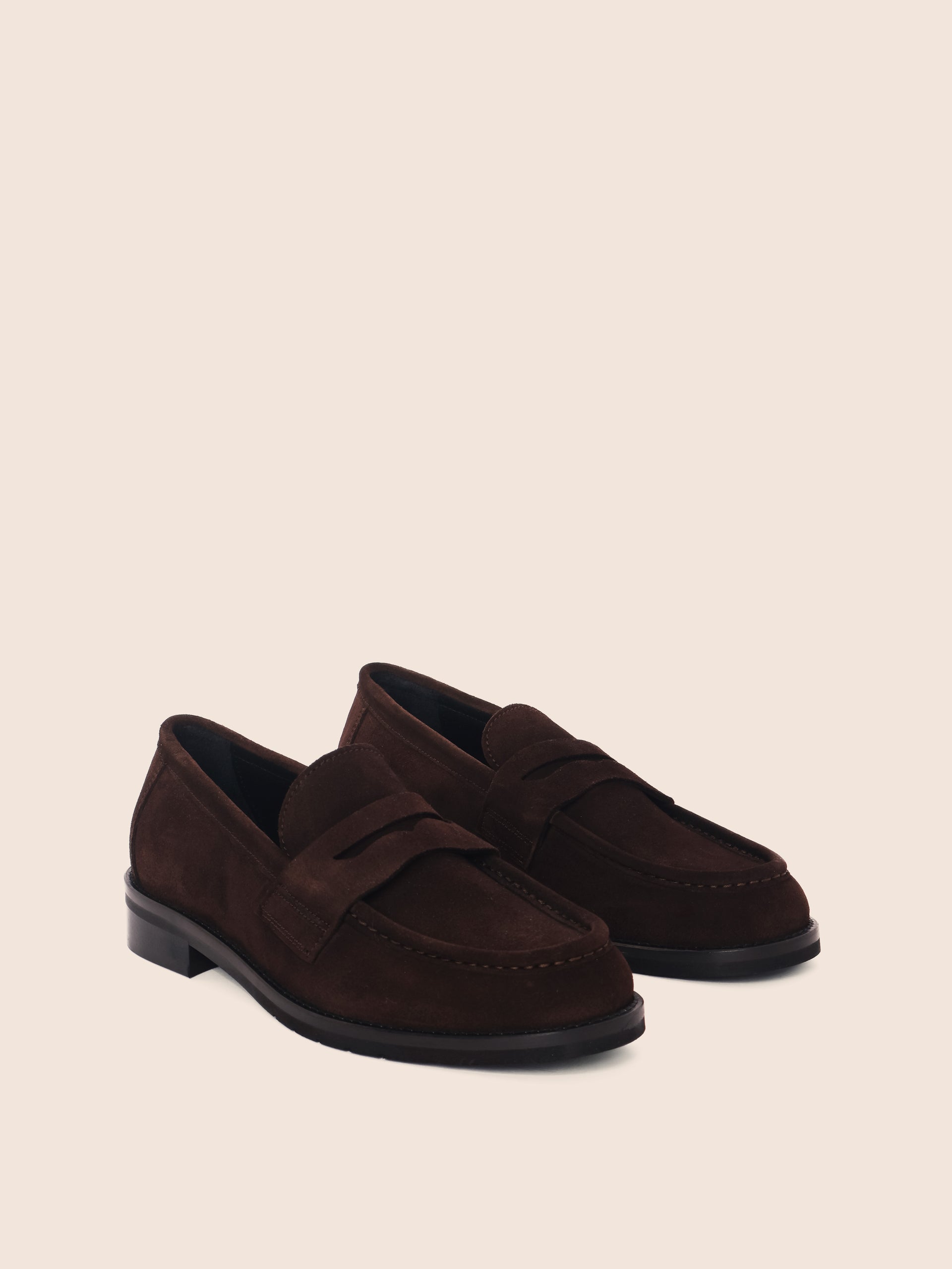 Bergamo Loafer Suède Brun