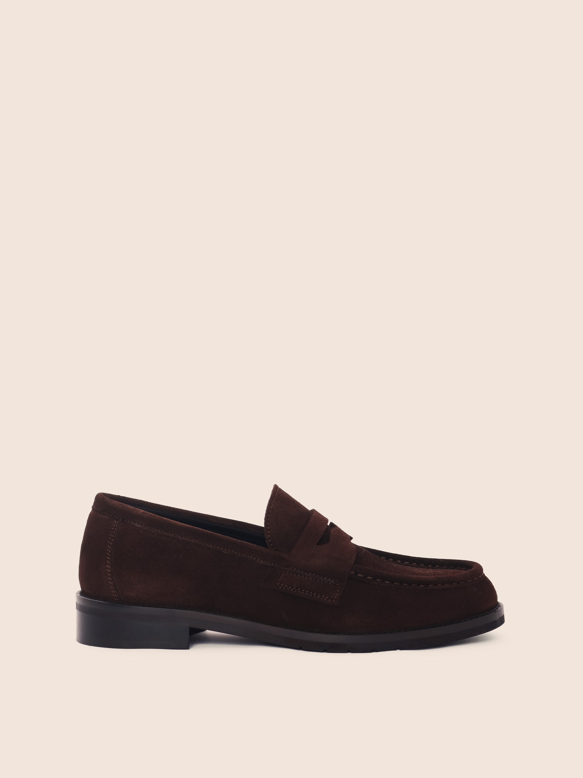 Bergamo Loafer Suède Brun