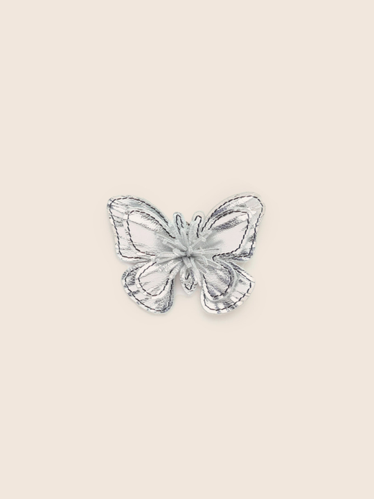 Butterfly Clip Silver
