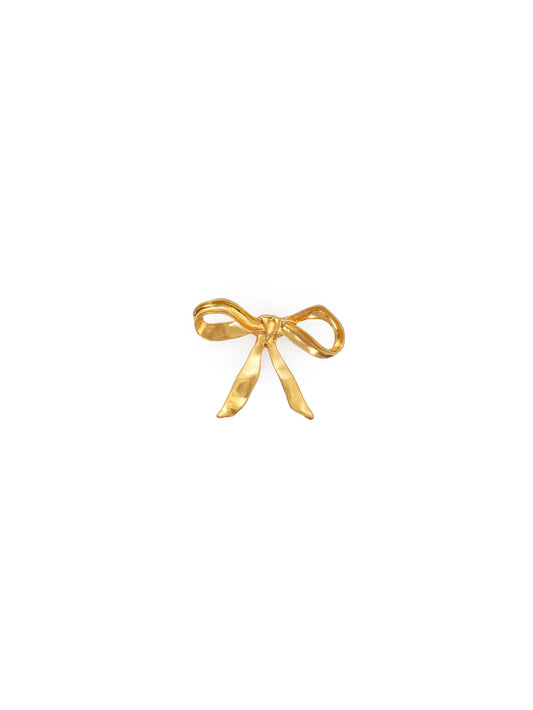 Gold bow clip