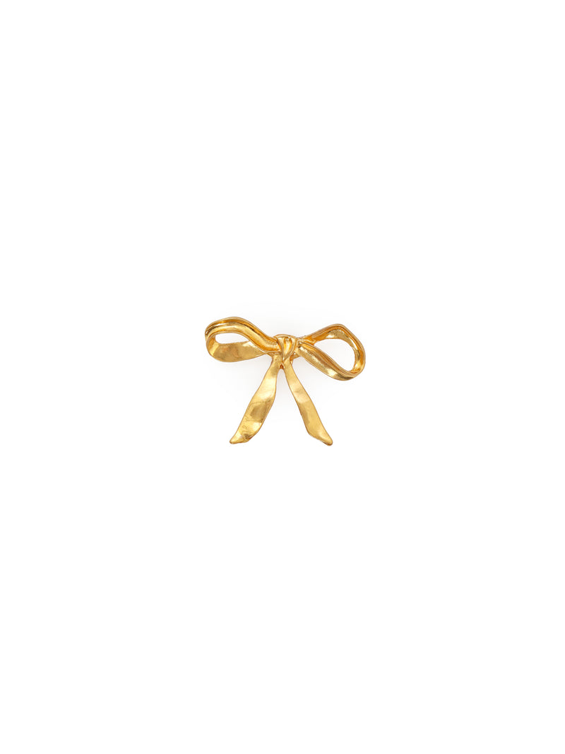 Gold bow clip
