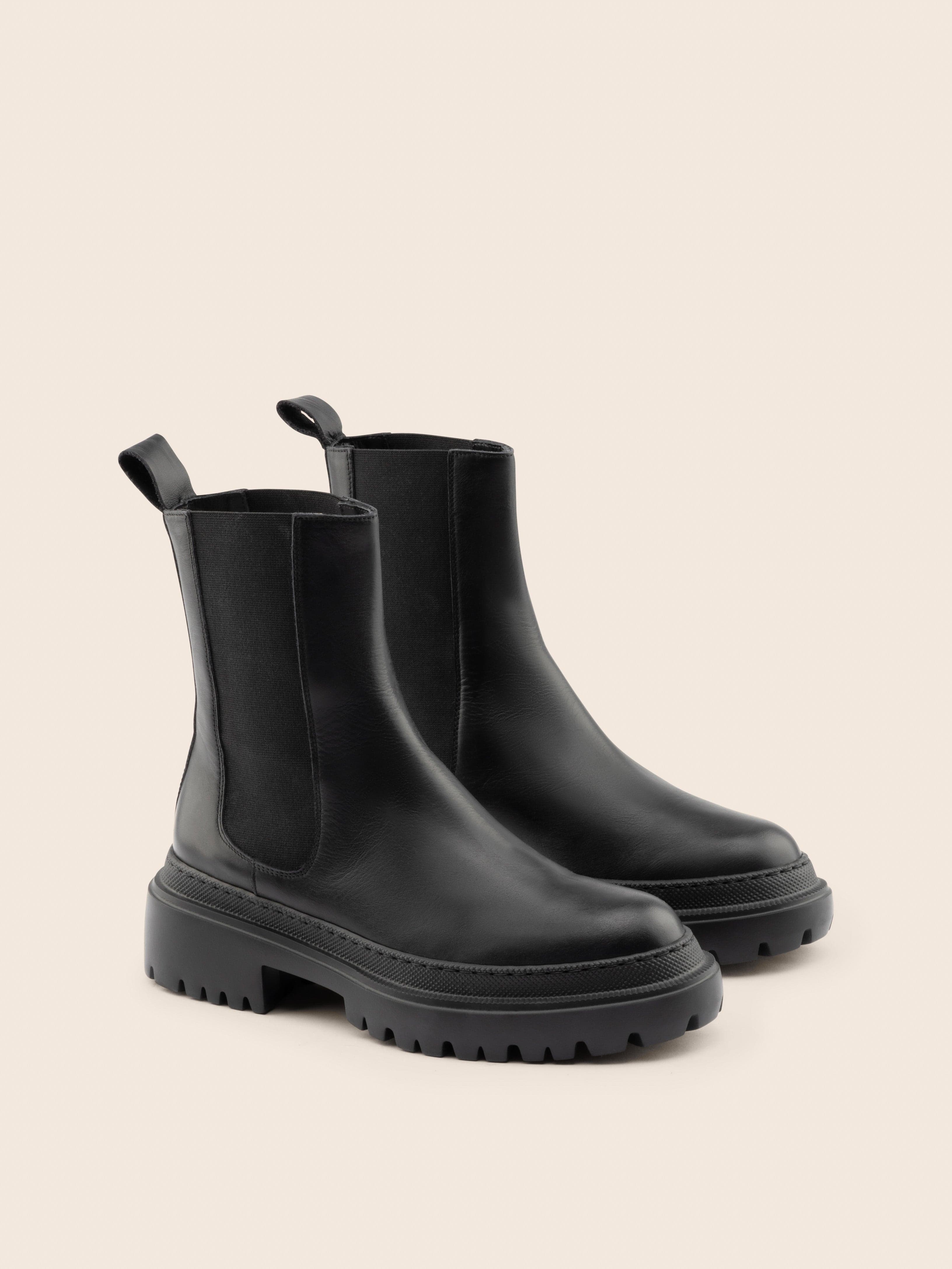 Corticella Leather Boot Black