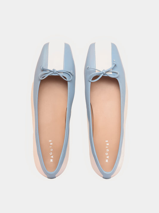 elche denim ballet flat