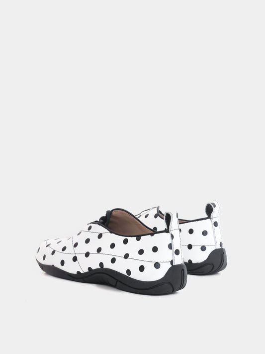 Eliza White Polka Dots Sneaker