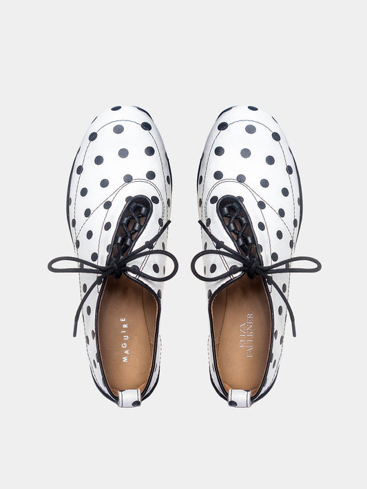 Eliza White Polka Dots Sneaker