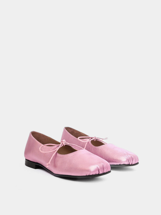 Gaia Pink Metallic Ballerina