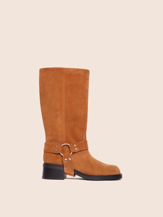 Lucca Honey Suede Boot
