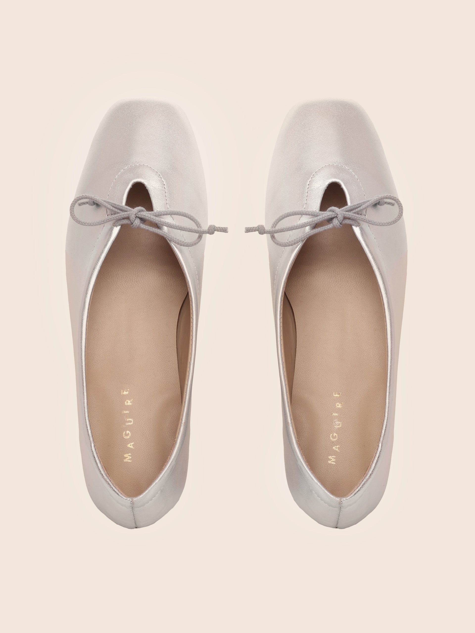 Prato Ballerine Silver