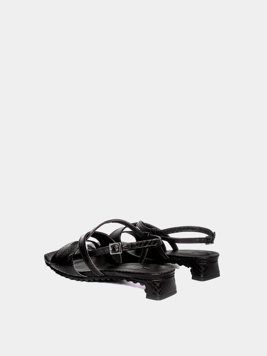 Roda Sandale Noire Snake