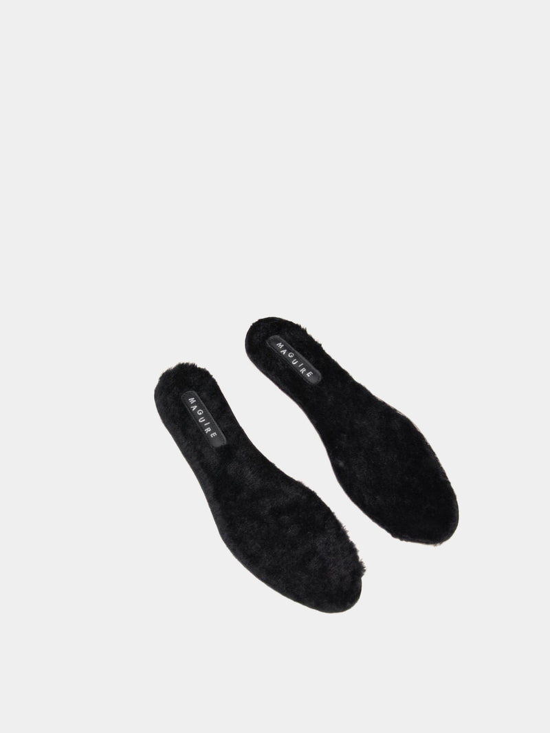 Shearling insole.