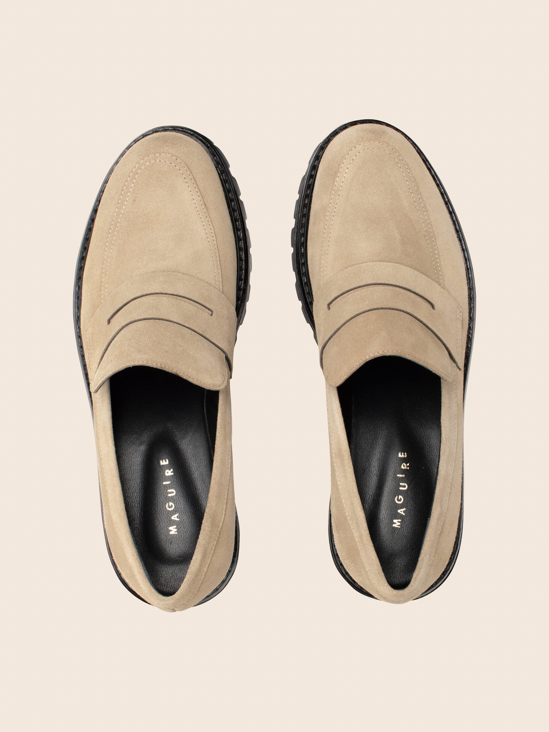 Maguire Sintra Loafer Penny Suède - Sable