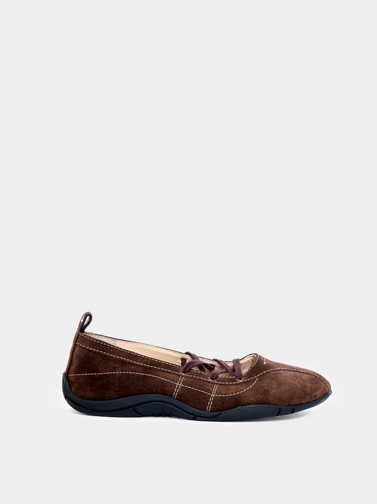 Zava Ballerine Brown Suède