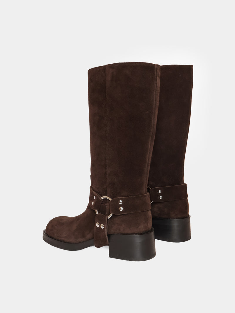 Lucca Brown Suede Boot