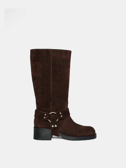 Lucca Brown Suede Boot