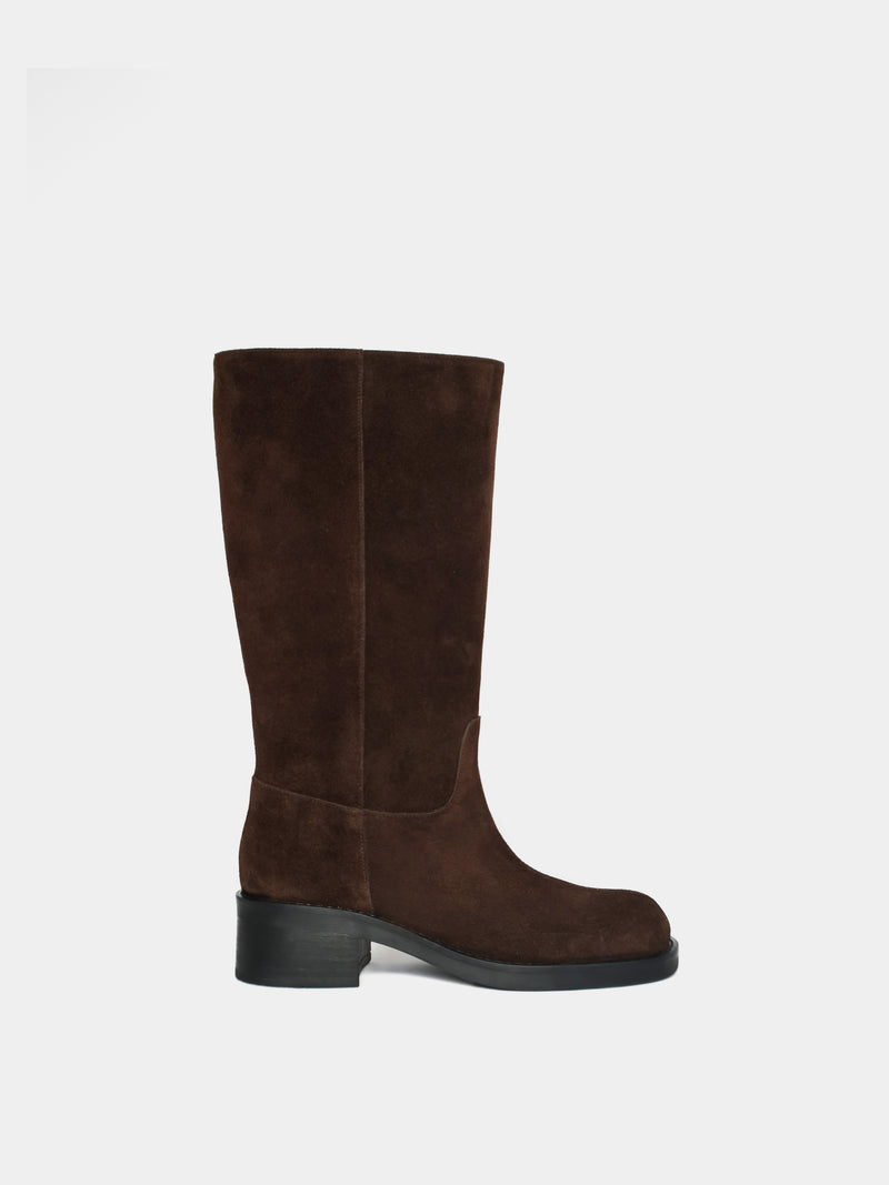 Lucca Brown Suede Boot