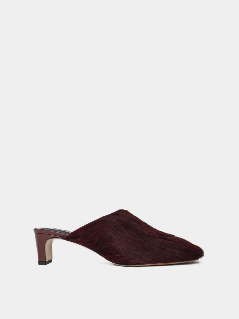 Touria Bordeaux Heel