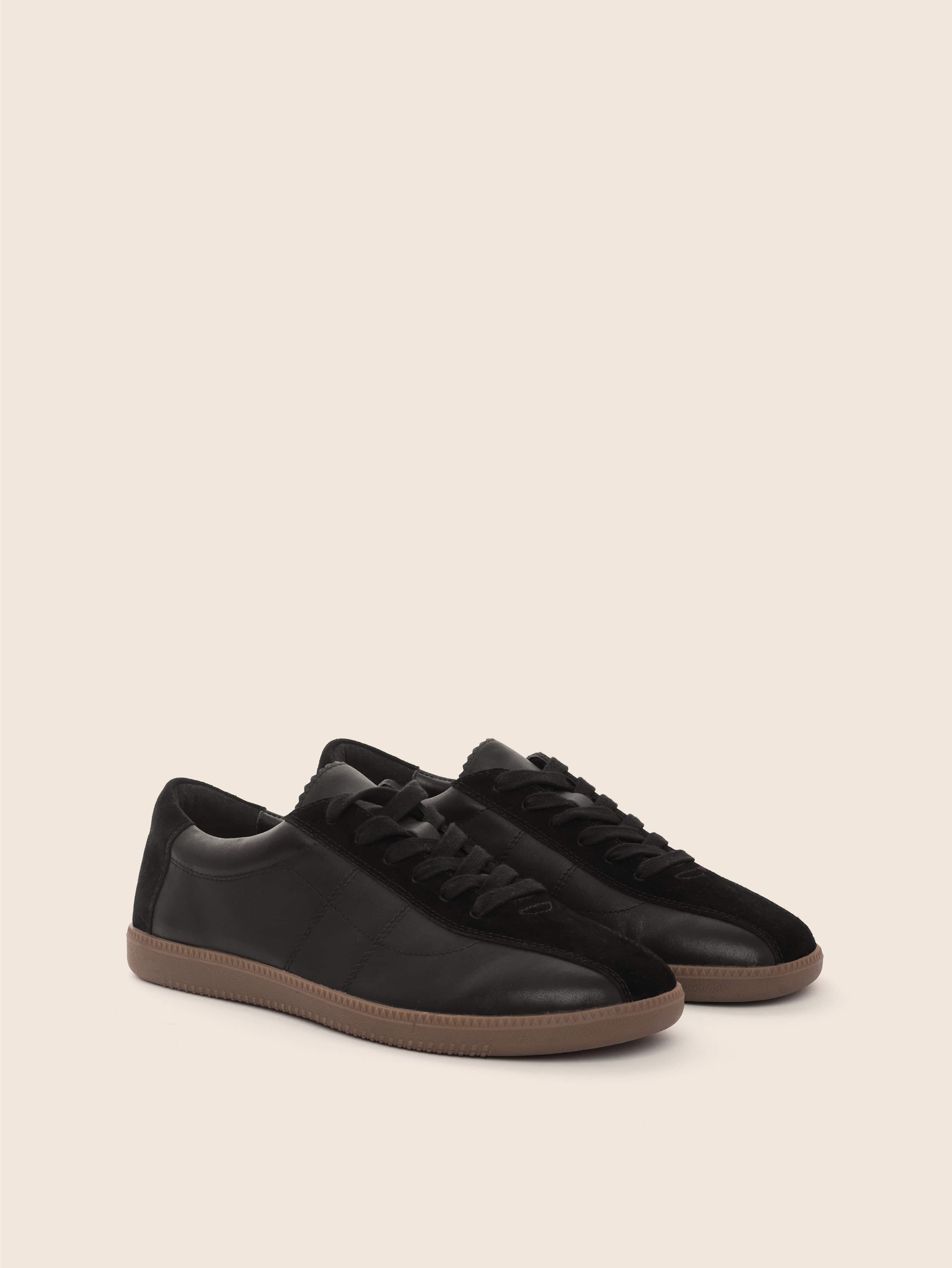 Simone Black Vintage Sneaker | Maguire Shoes