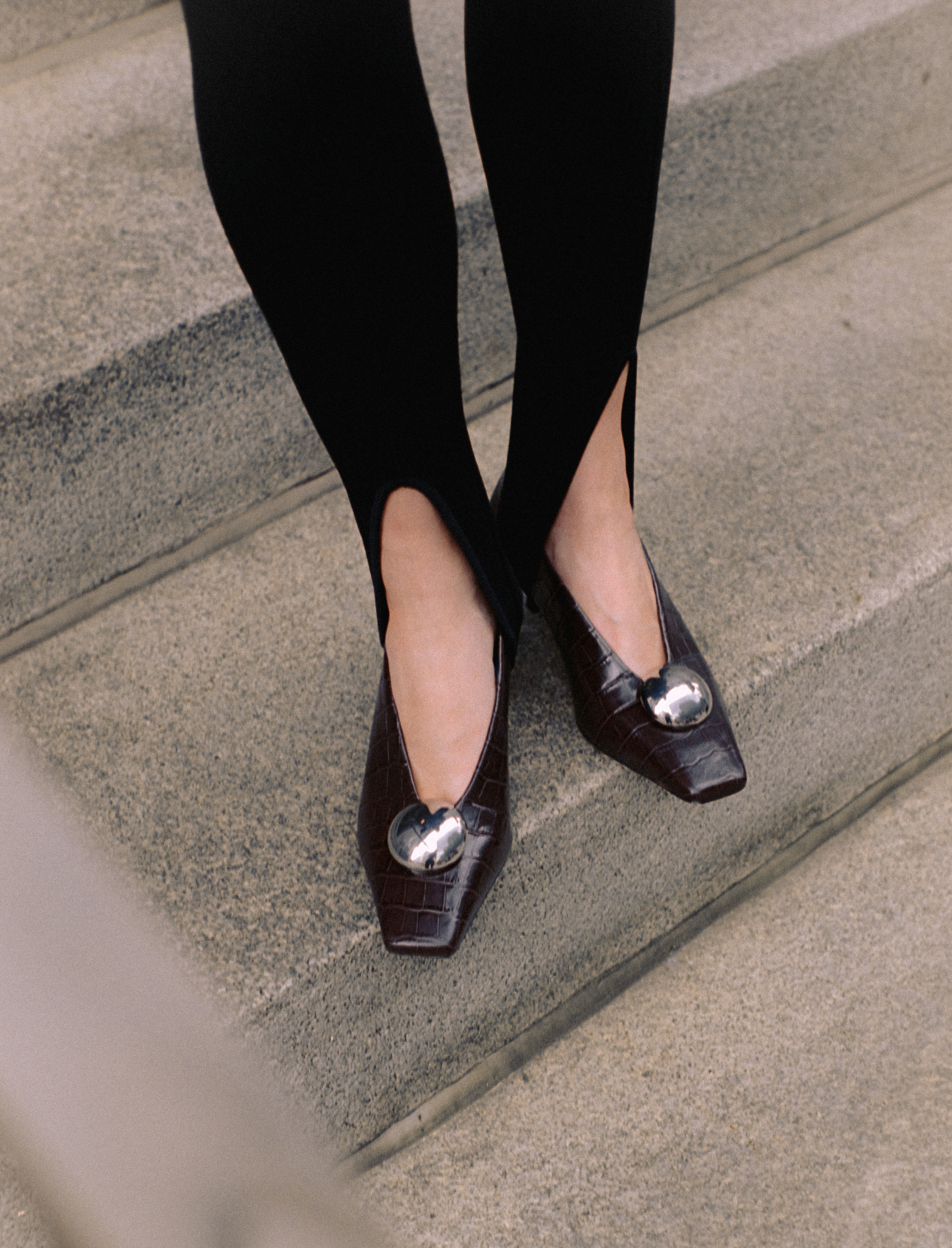 Mariana Brown Croco Pump