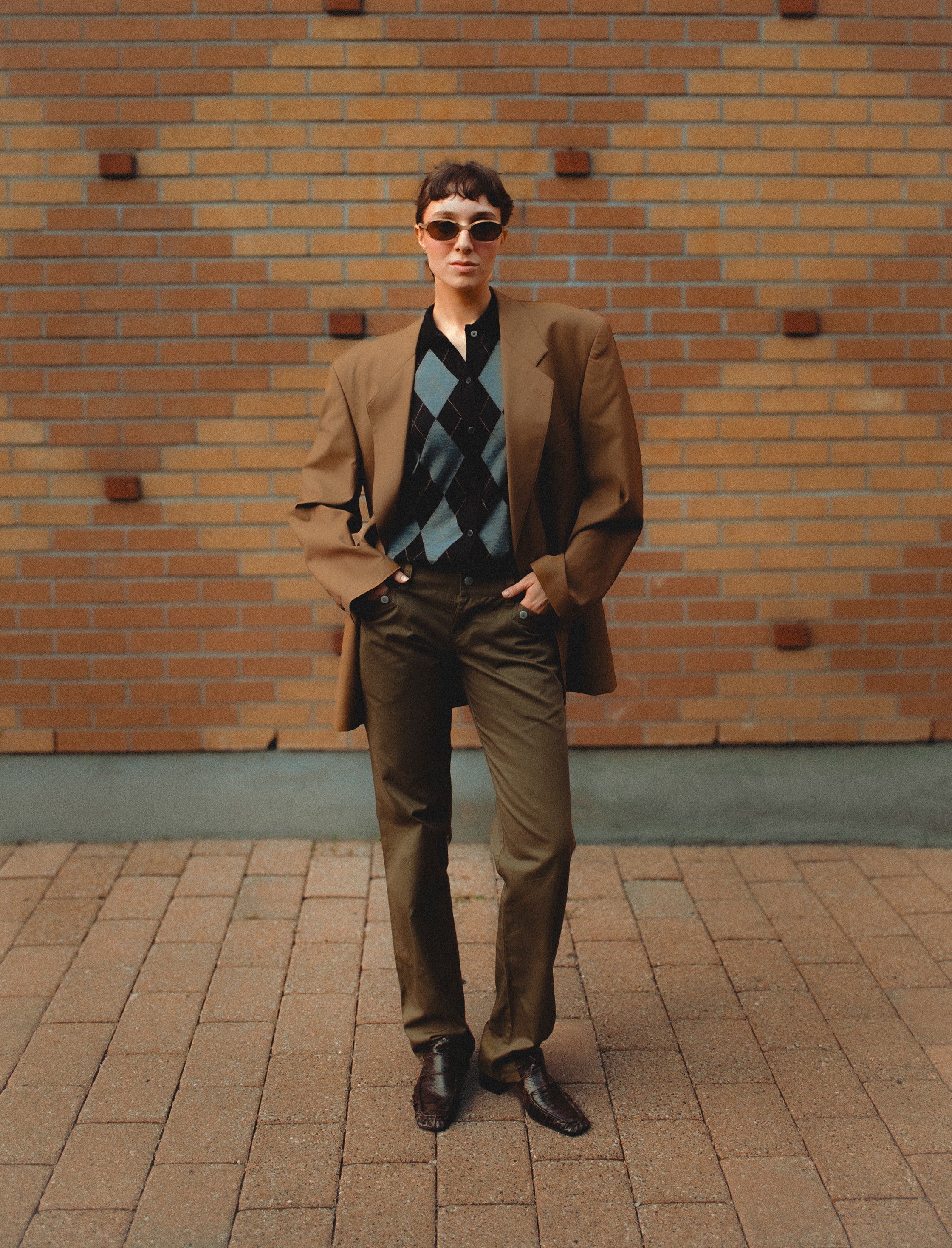 Navas Brown Snake Loafer
