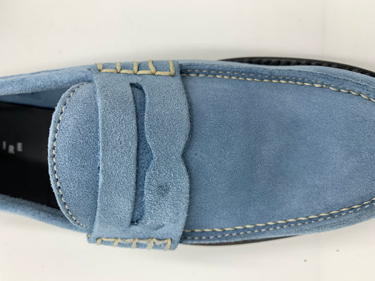 Imperfect Napoli Sky Suede Loafer 35