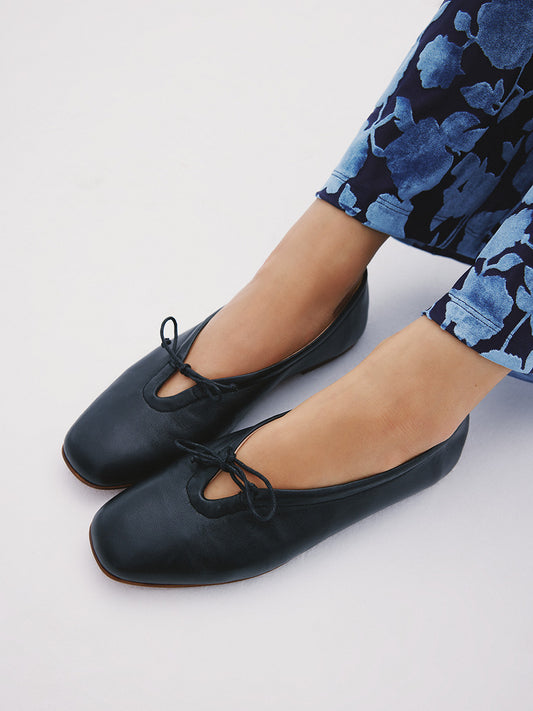 Prato Ballerine Noir