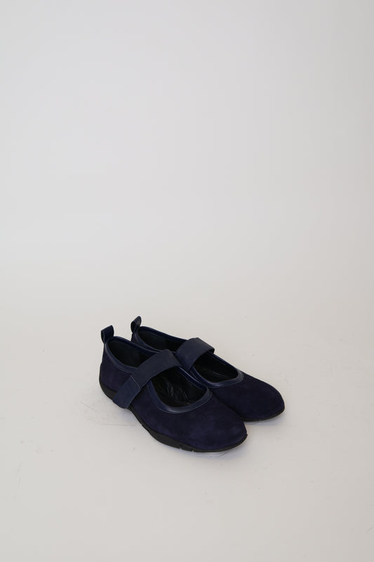 PR Sample Evora Navy Suede 38
