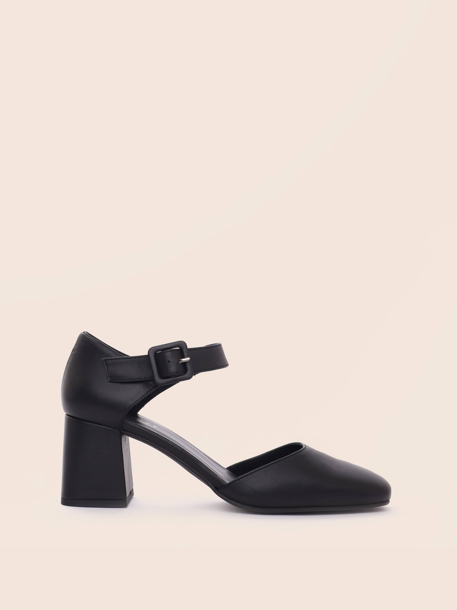 Marbella Black Mary Jane Closed-Toe Heel | Maguire Shoes