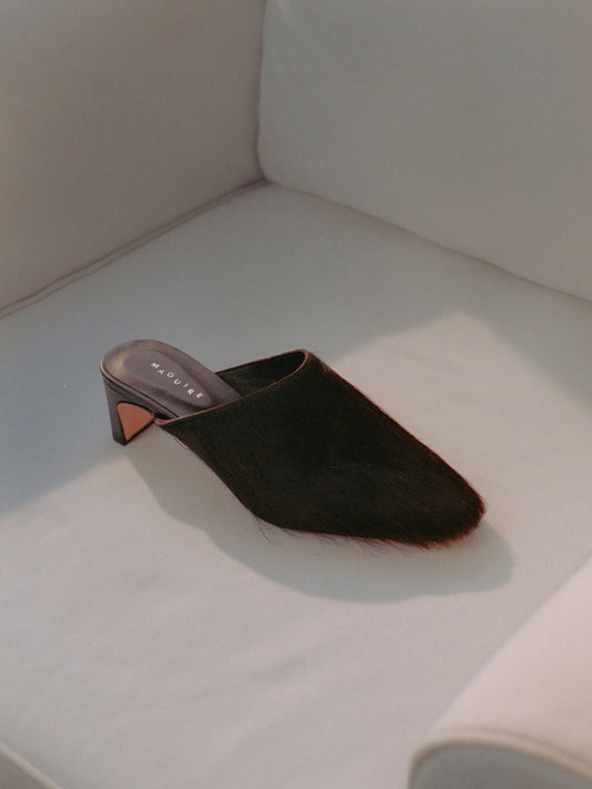 Touria Black Heel