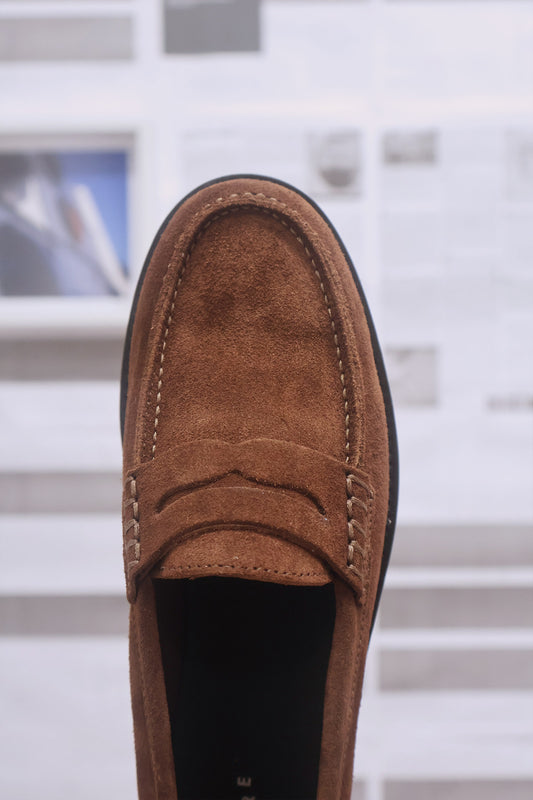Napoli Tan Suede Loafer