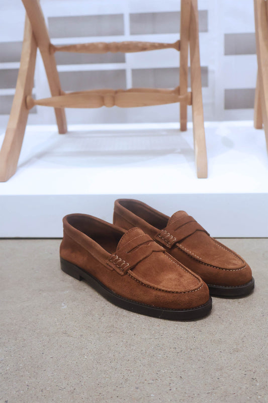 Napoli Tan Suede Loafer