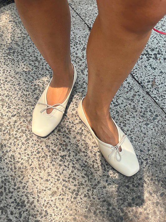 Prato Cream Ballerina