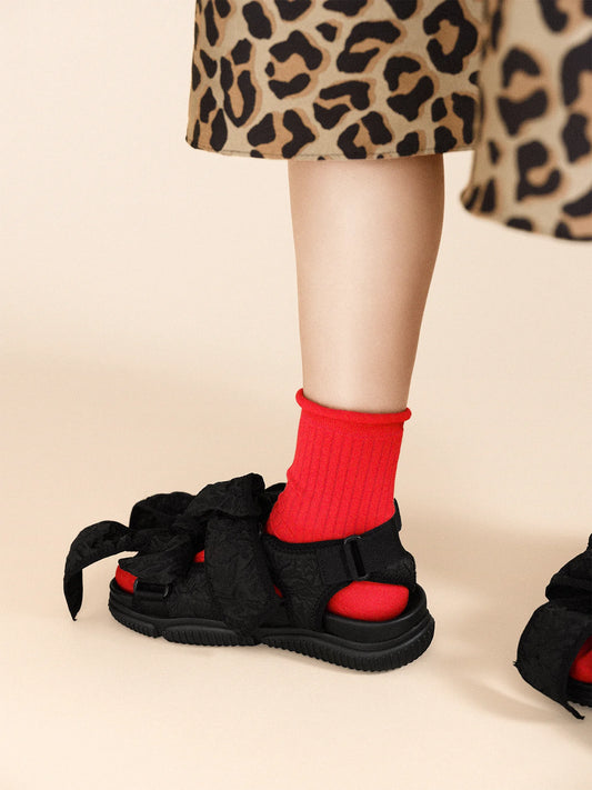 Sea Island Cotton DC Crew Red