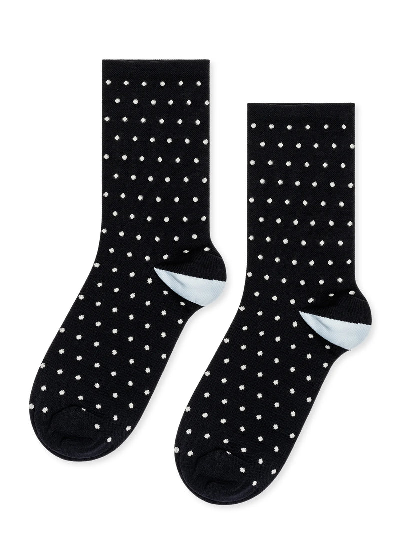 Tiny Dot Sporty Crew Black